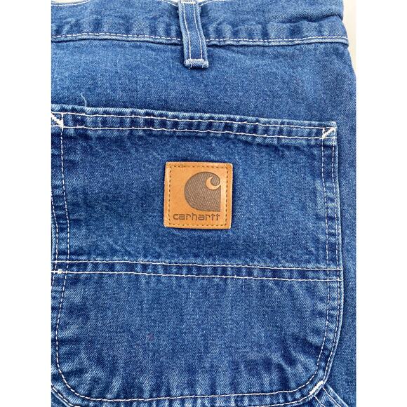 Carhartt Medium Wash Cargo Pockets Denim Jeans Blue Size 40x30 - Picture 5 of 9